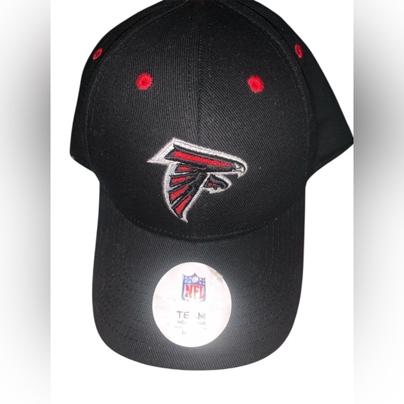NFL Other - NFL Falcons Black Cap with Red Highlights youth size